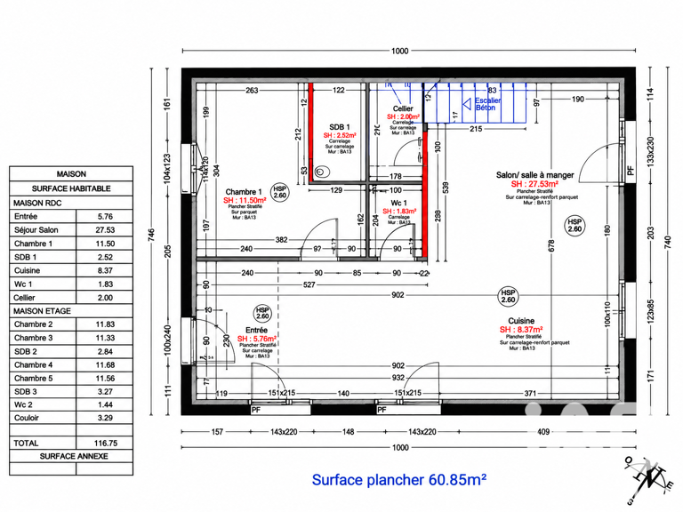 Vente Maison traditionnelle 6 pièces — photo 1