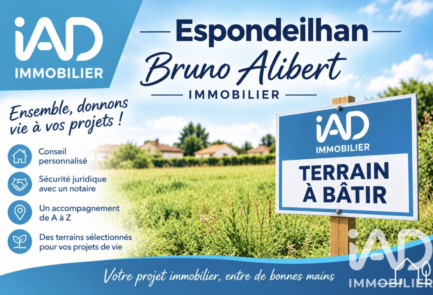 Vente Terrain à bâtir 250 m&sup2; — photo 1