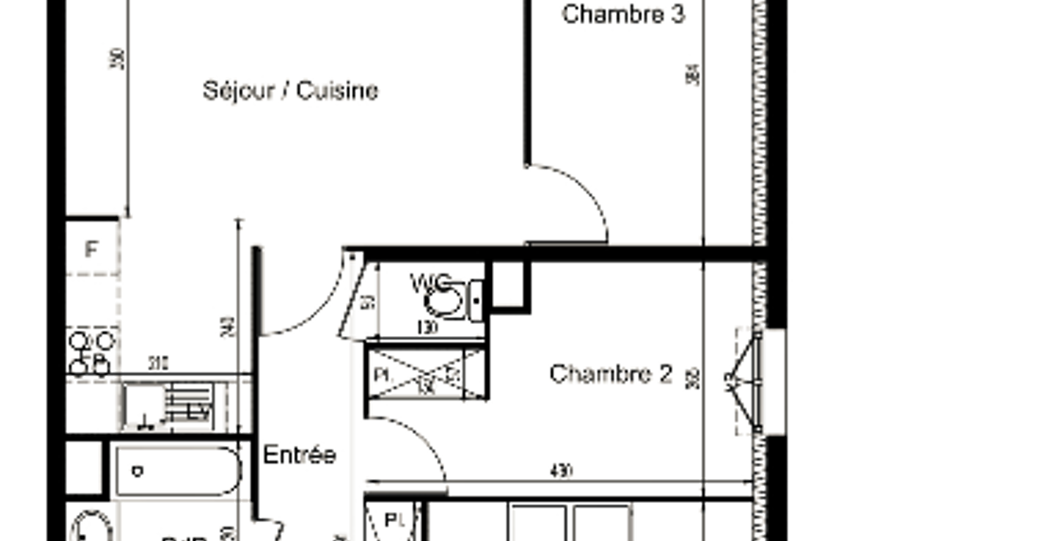 Appartement 4 pièces dans résidence de 2020 à Combs la Ville — photo 1