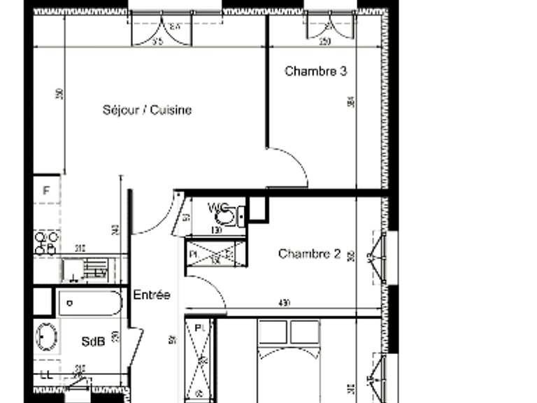 Appartement 4 pièces dans résidence de 2020 à Combs la Ville — photo 1