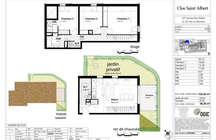 LUYNES - Maison duplex de 103.35m2 avec extérieur, stationnements et piscine commune — photo 4