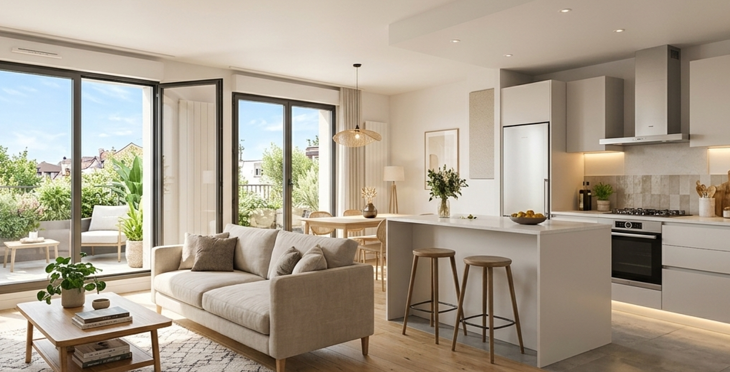 BEAU T3 DE 60 M² AVEC BALCON A NOISY-LE-GRAND (PROCHE RER A) — photo 1