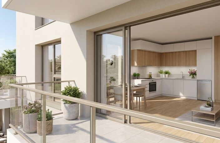 SUPERBE 3 PIECES AVEC TERRASSE – TRANSPORTS PRATIQUE ET CADRE AGREABLE — photo 3