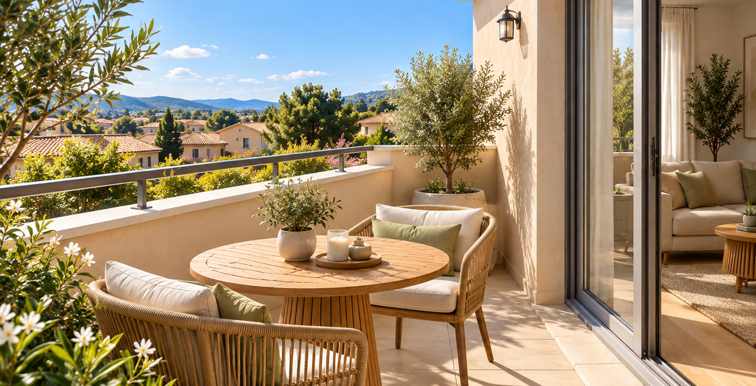 SALON-DE-PROVENCE – T2 NEUF EN DERNIER ÉTAGE AVEC TERRASSE — photo 1