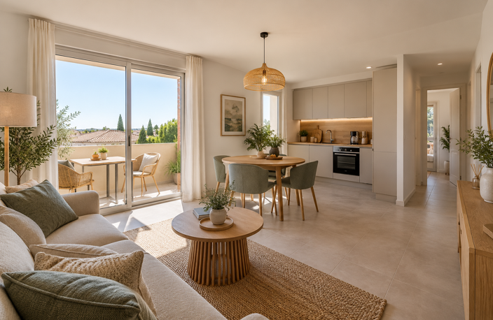 DERNIER ETAGE - T2 de 40m² exposée OUEST avec parking — photo 2