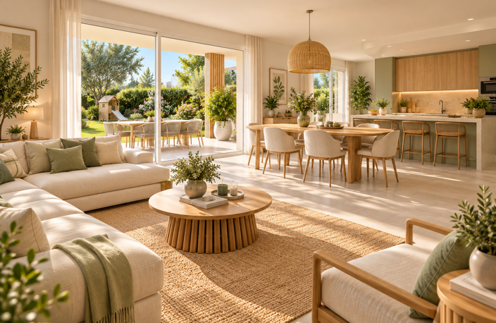 T4 de 80m² - GRAND JARDIN de 145m² - EXPOSEE SUD — photo 2