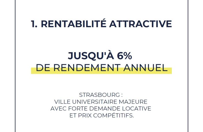 Vente programme neuf T1, T2 19 à 33 m² Strasbourg (67000) — photo 2