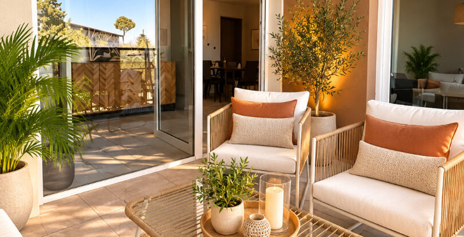 A Sète, Magnifique Appartement T2  terrasse vue dégagée sur l'étang à  l'horizon — photo 1