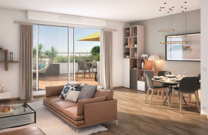 RARE T3 DE 60 M2 SUD AVEC TERRASSE 10M2 — photo 2