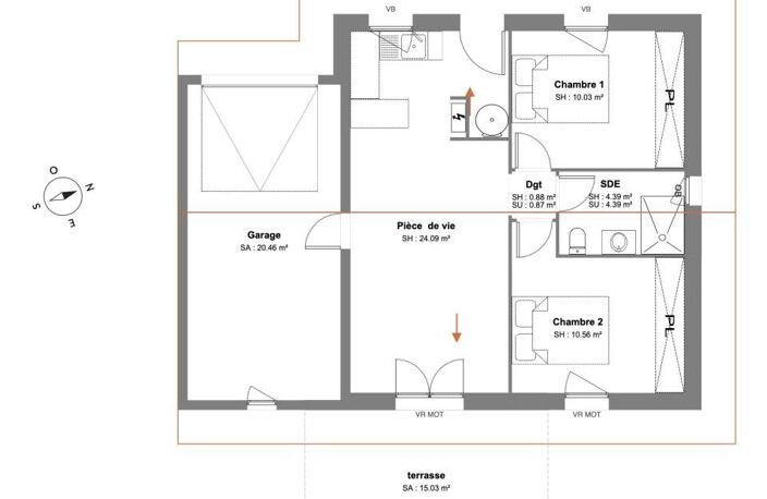 Maison à construire à Bias (40170) — photo 3