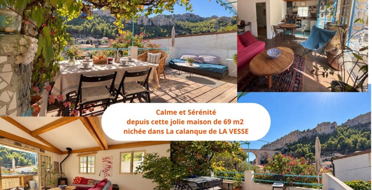LA VESSE | Maison 63,20 m² – Terrain 431 m² | Véritable refuge méditerranéen.  509 400 euro — photo 1