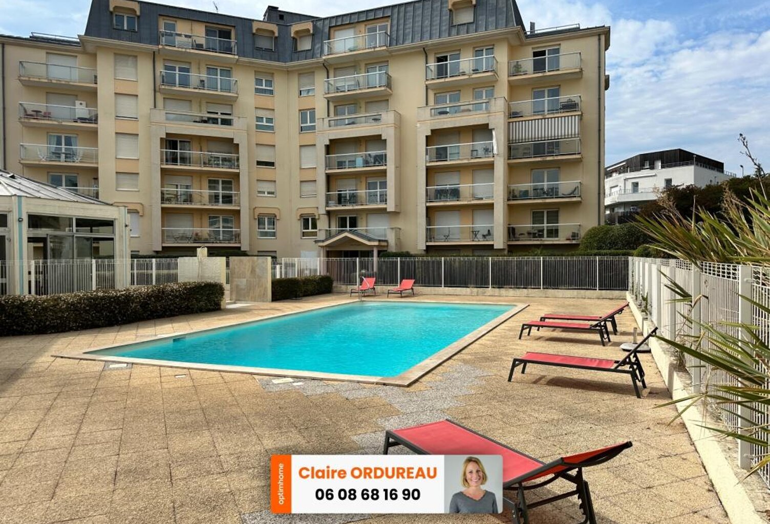 Mérignac Peychotte – T2 de standing avec balcon, piscine et parking — photo 1