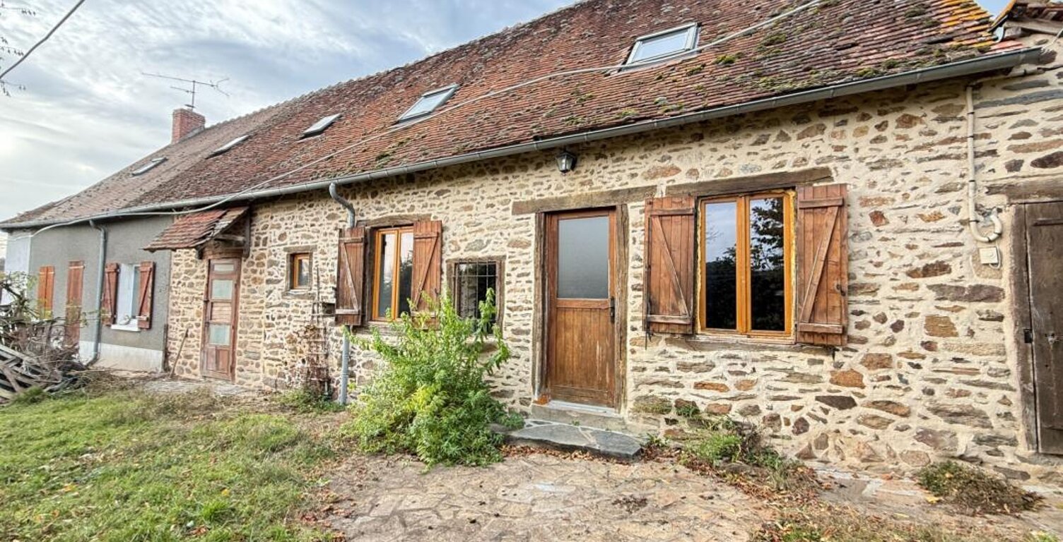 Ensemble de 2 maisons mitoyennes en pierre 209m² + grange, terrain 2000m² 79 500 € — photo 1