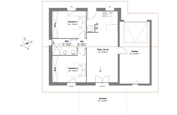 Maison à construire à Bias (40170) — photo 3