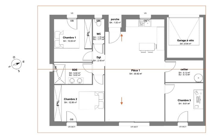 Maison à construire à Bias (40170) — photo 3