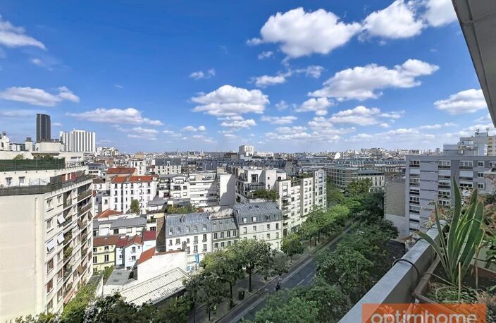 11ème ÉTAGE - VUE PANORAMIQUE SUR PARIS - 90 m² - 3 CHAMBRES - BALCON - 2 Places de parking & Cave — photo 3