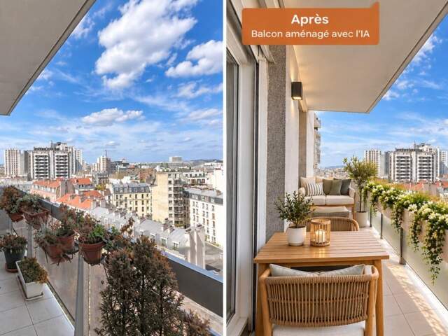 11ème ÉTAGE - VUE PANORAMIQUE SUR PARIS - 90 m² - 3 CHAMBRES - BALCON - 2 Places de parking & Cave — photo du bien