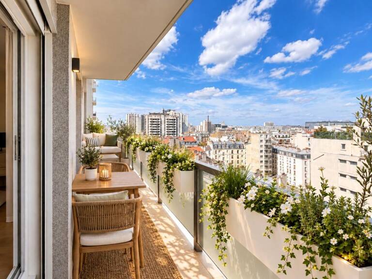 11ème ÉTAGE - VUE PANORAMIQUE SUR PARIS - 90 m² - 3 CHAMBRES - BALCON - 2 Places de parking & Cave — photo 1