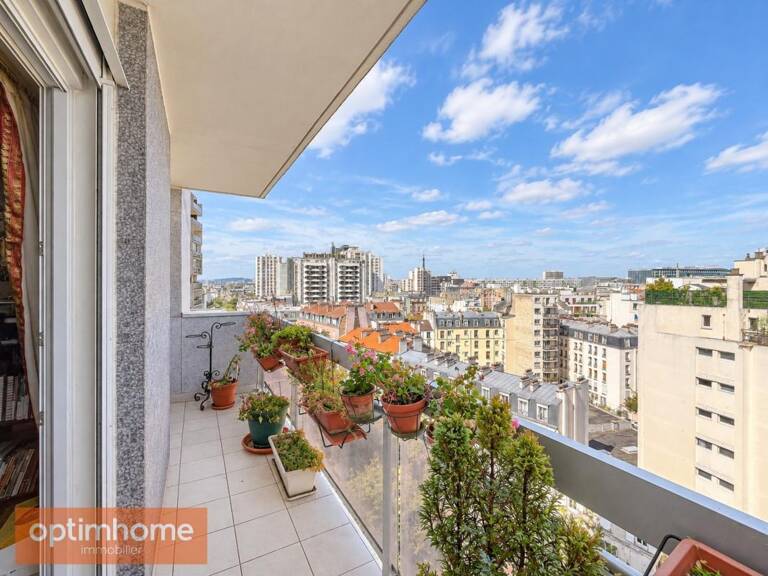 11ème ÉTAGE - VUE PANORAMIQUE SUR PARIS - 90 m² - 3 CHAMBRES - BALCON - 2 Places de parking & Cave — photo 1