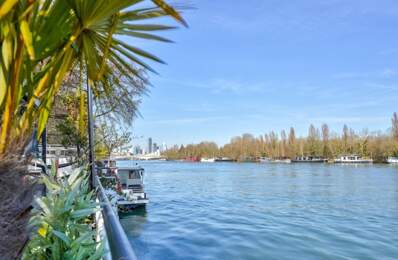 92150 - SURESNES - PENICHE D'EXCEPTION - AUX PORTES DE PARIS - QUARTIER RECHERCHE - LUMINEUSE - HAVRE DE PAIE — photo du bien