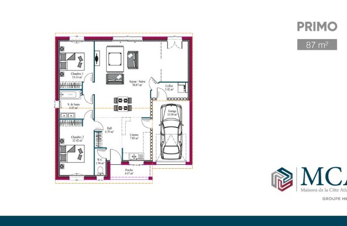 Maison à construire à Beauziac (47700) — photo 4