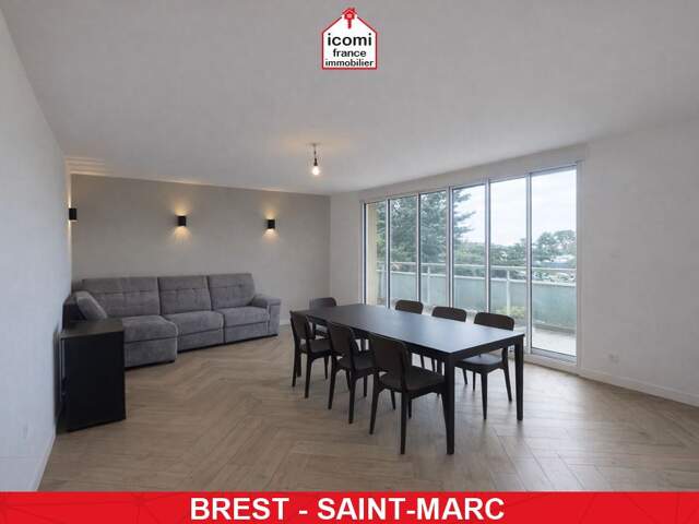 FINISTERE - Brest (29200) - A VENDRE - APPARTEMENT 103M² - 4 CHAMBRES - DALLE BETON - ASCENSEUR - PROXIMITE COMMERCES - SECTEUR RECHERCHE - BALCON — photo du bien