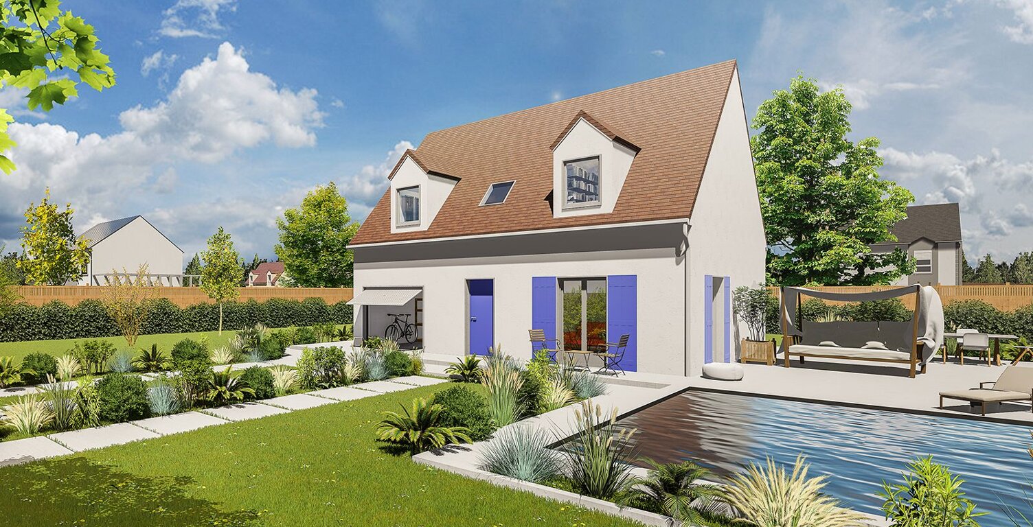 Faites construire votre maison 102.55 m² avec terrain à AUNAY-SOUS-CRECY (28) ! — photo 1