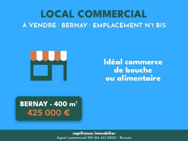 Local/bureau à vendre BERNAY (27) — photo du bien