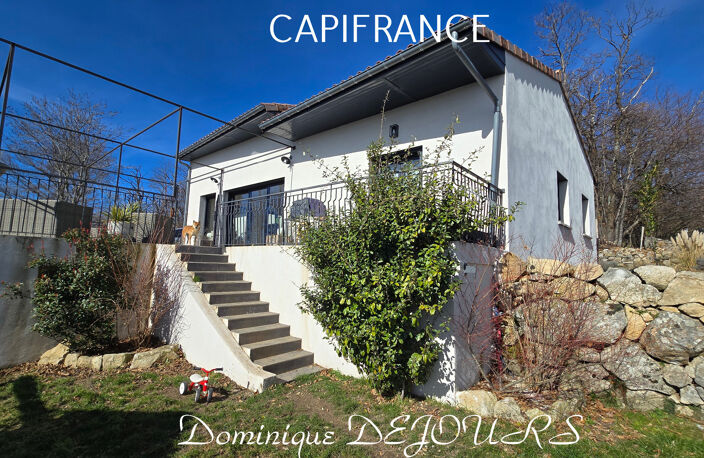 Ardèche - Magnifique Maison d'architecte de 184 m² habitable - Bel espace extérieur - Vue panoramique sur les montagnes ardèchoises et sur le vercors — photo 4