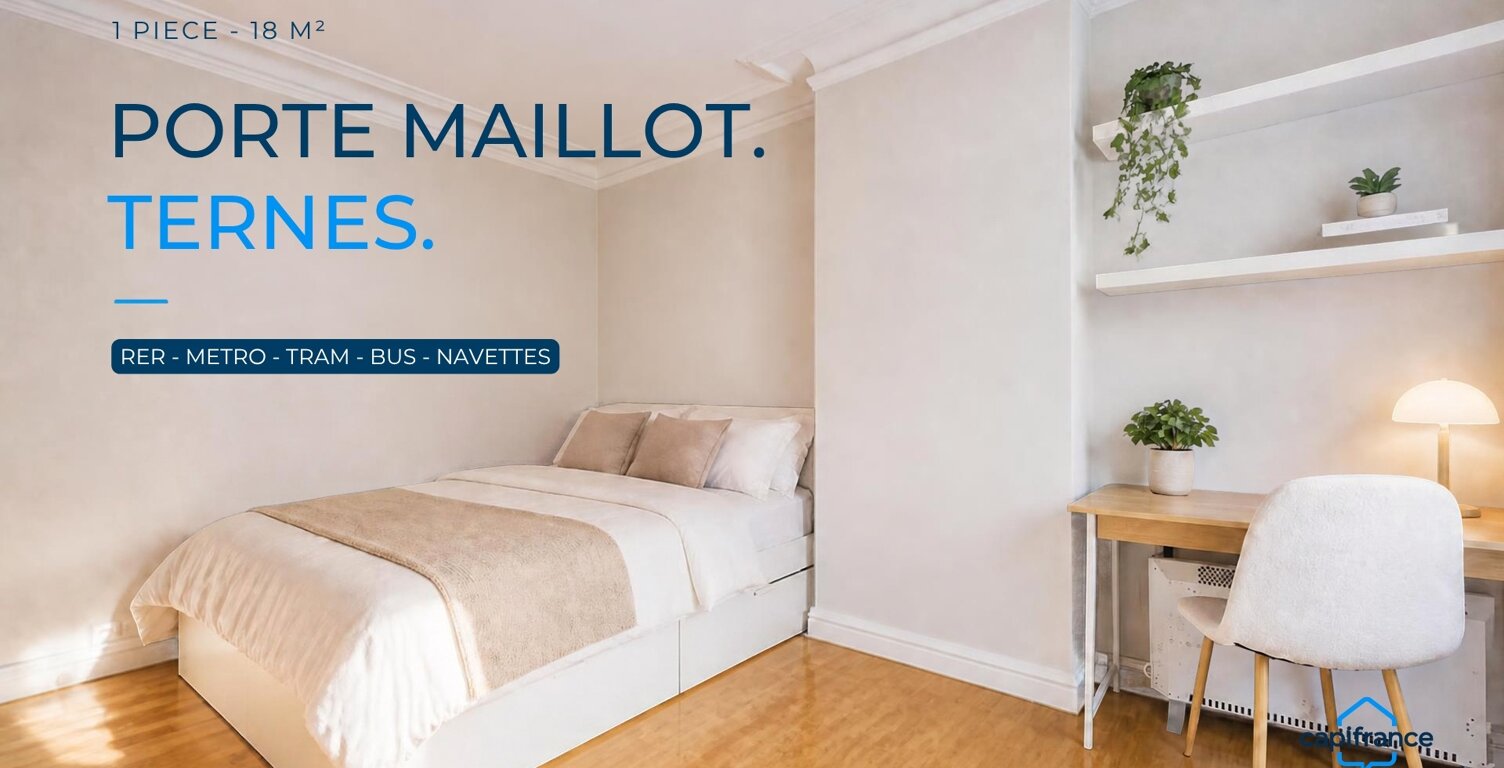 Idéal investisseur, pied-à-terre, primo‑accédant ou logement étudiant - Studio 17,88 m² – Paris 17ᵉ, quartier Ternes / Maillot – — photo 1