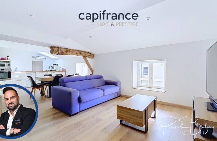 Appartement à vendre 2 pièces GREZIEU LA VARENNE (69) GRÉZIEU-LA-VARENNE – T2 de 48 m² en hypercentre, dernier étage, charme et luminosité — photo 2