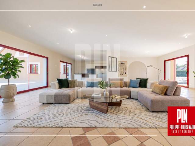 SUPERBE CONTEMPORAINE AVEC 6 CHAMBRES DE PLAIN-PIED — photo du bien