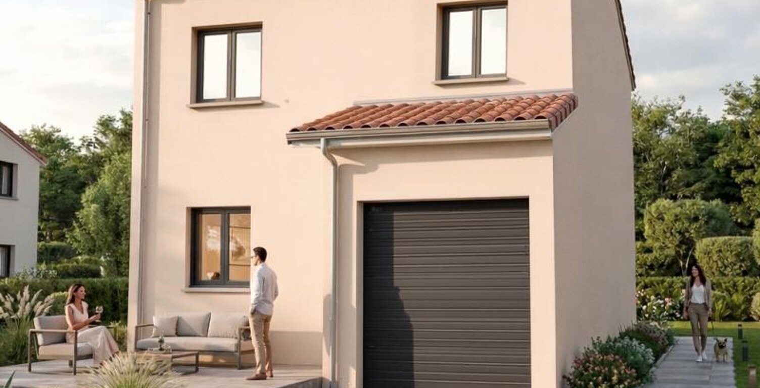 Projet d'une maison individuelle de 85m2 avec terrain à FARGES (01) — photo 1