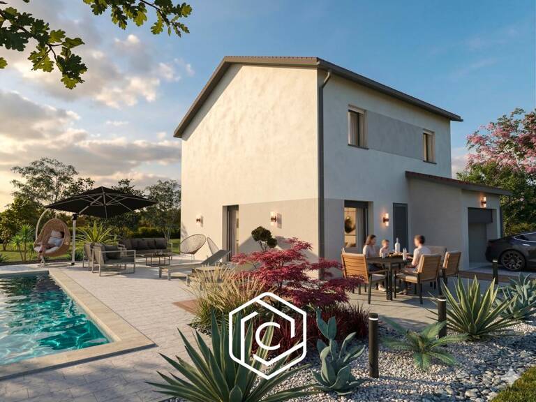 Projet d'une maison de 85m2 avec terrain à Saint Paul de Varax (01) — photo 1