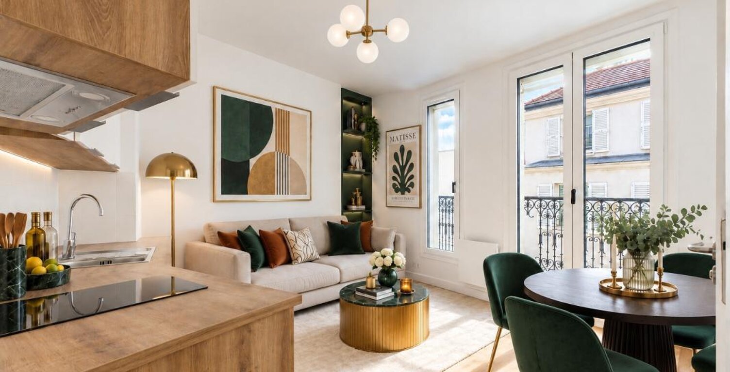 Bel appartement lumineux avec balconnet, au calme dans le 18ème arrondissement de Paris — photo 1