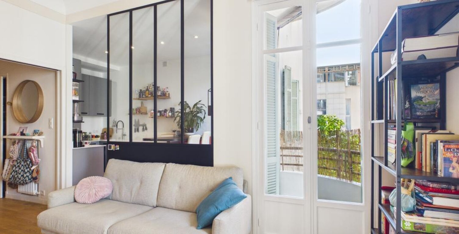 Superbe T2 de 58 m² Entièrement Rénové avec Terrasses – Calme Absolu en vente au centre-ville de Nice (06000) — photo 1