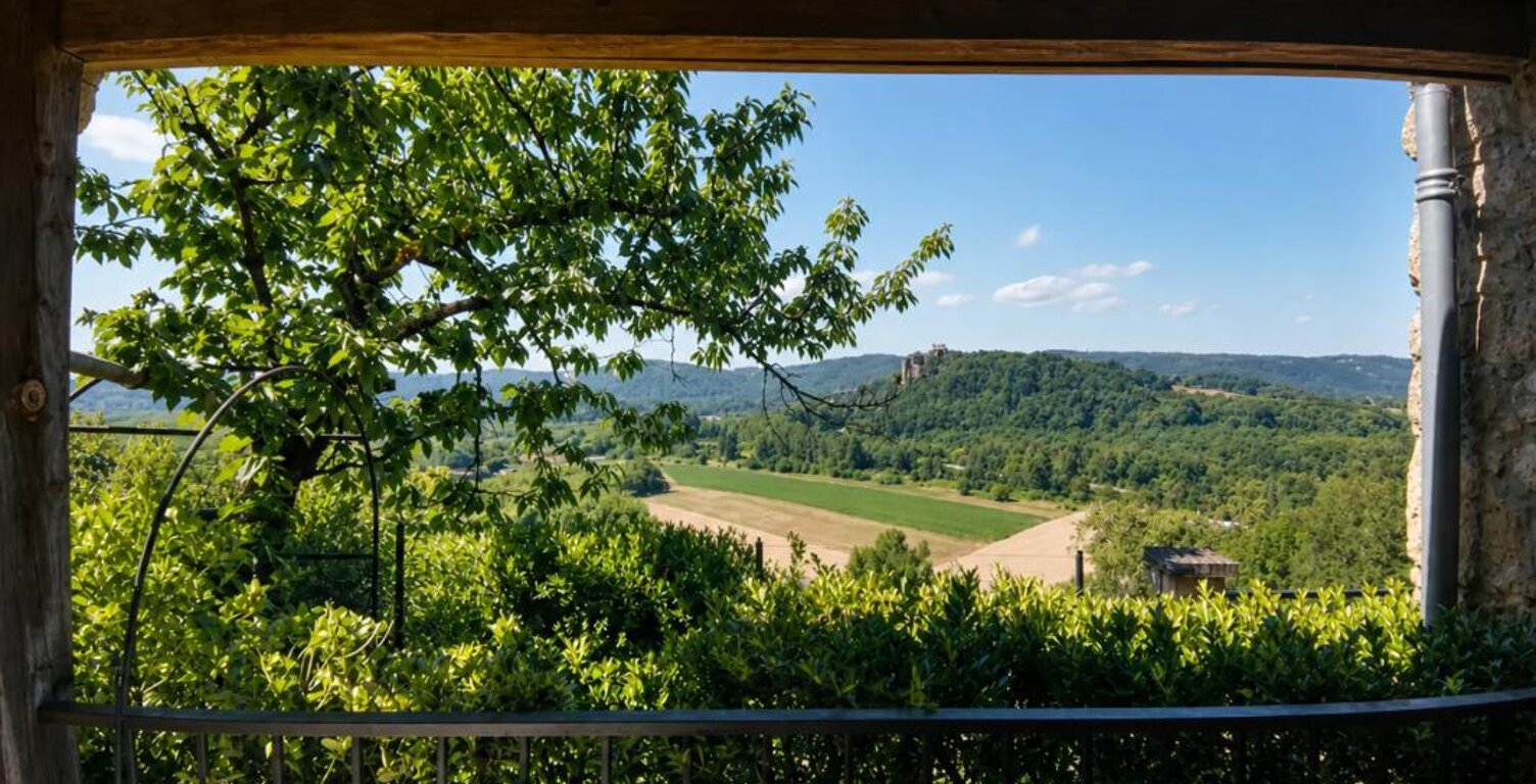 Maison périgourdine atypique avec vue spectaculaire — photo 1