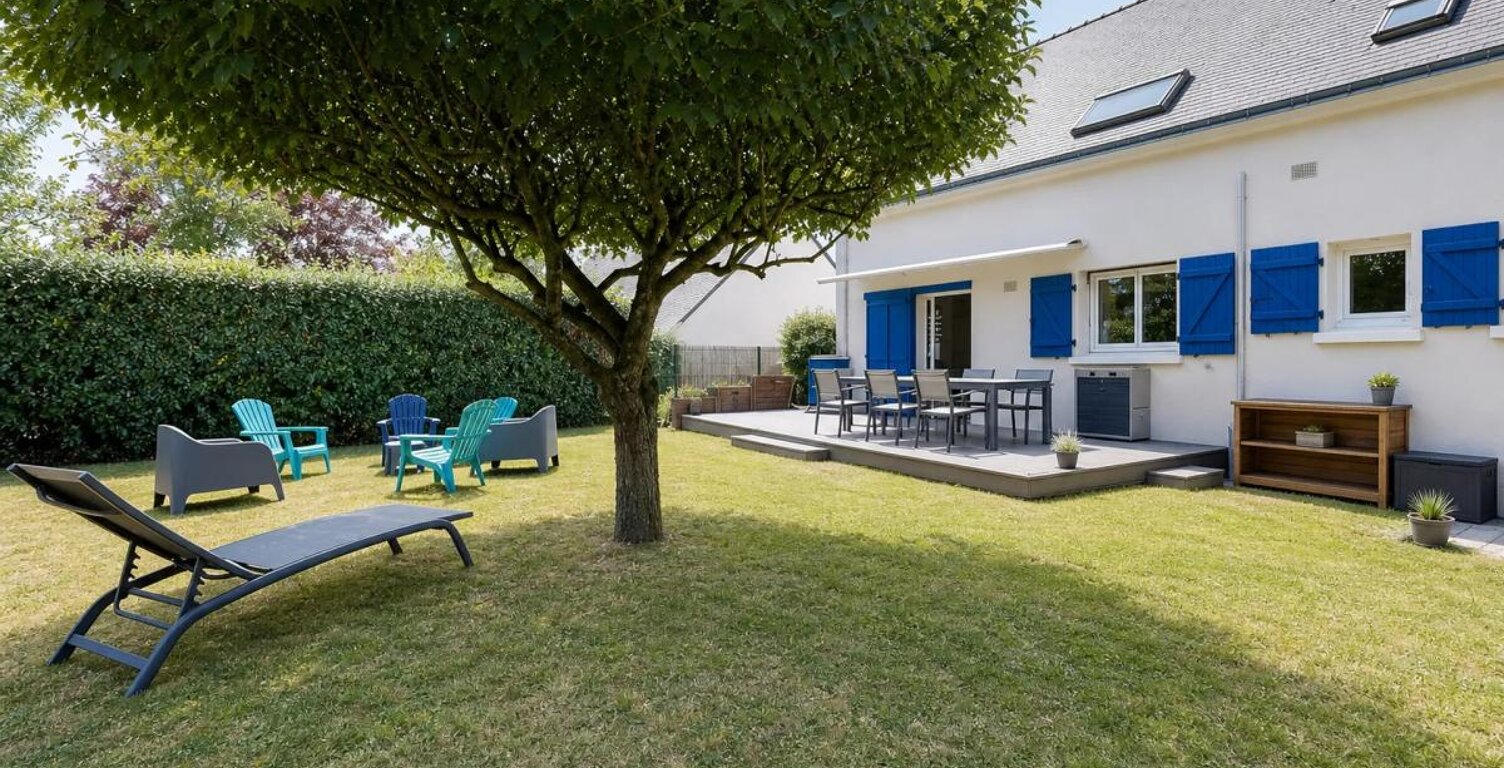 À 400 m de la plage : spacieuse maison familiale avec jardin — photo 1