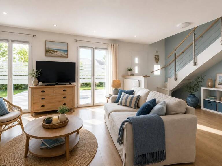 À 400 m de la plage : spacieuse maison familiale avec jardin — photo 1