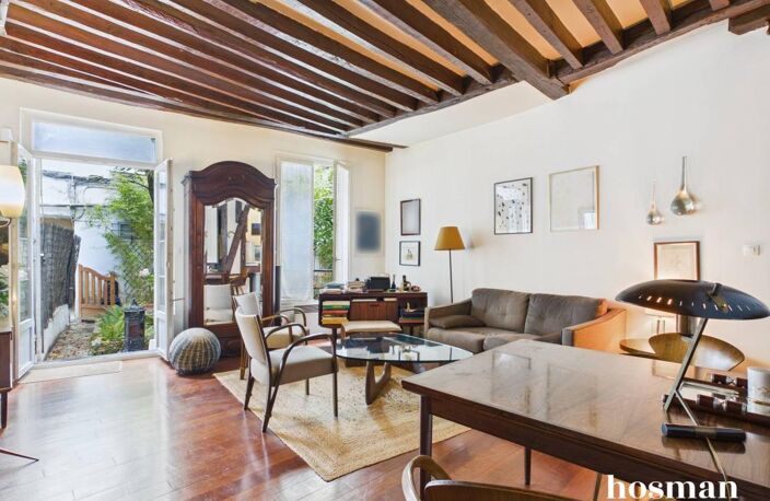 Appartement 2 pièces d'exception avec jardin et terrasse 43m² — Rue Lepic, Paris 18e — photo 4