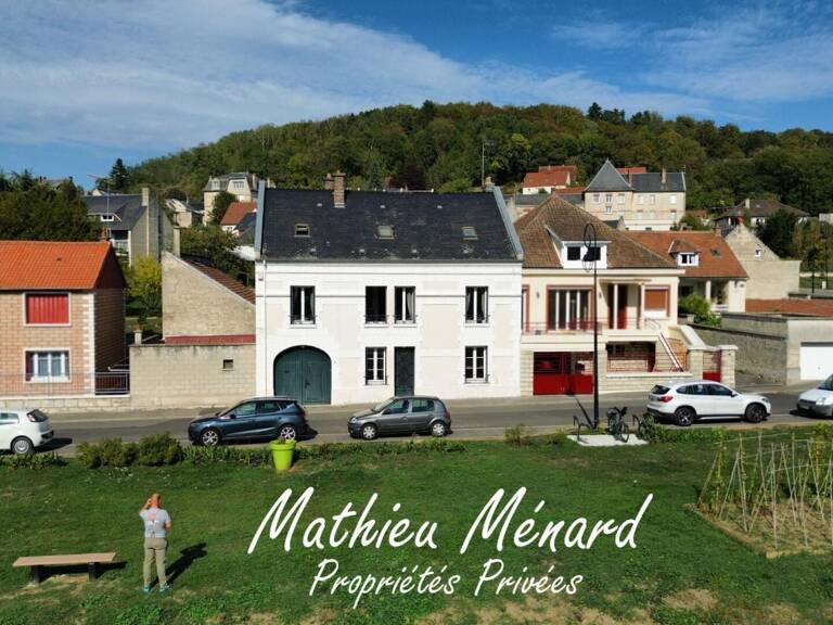 À proximité de Soissons ? Maison de caractère de 214 m², jardin de 605 m², dépendances et vue sur l'Aisne — photo 1