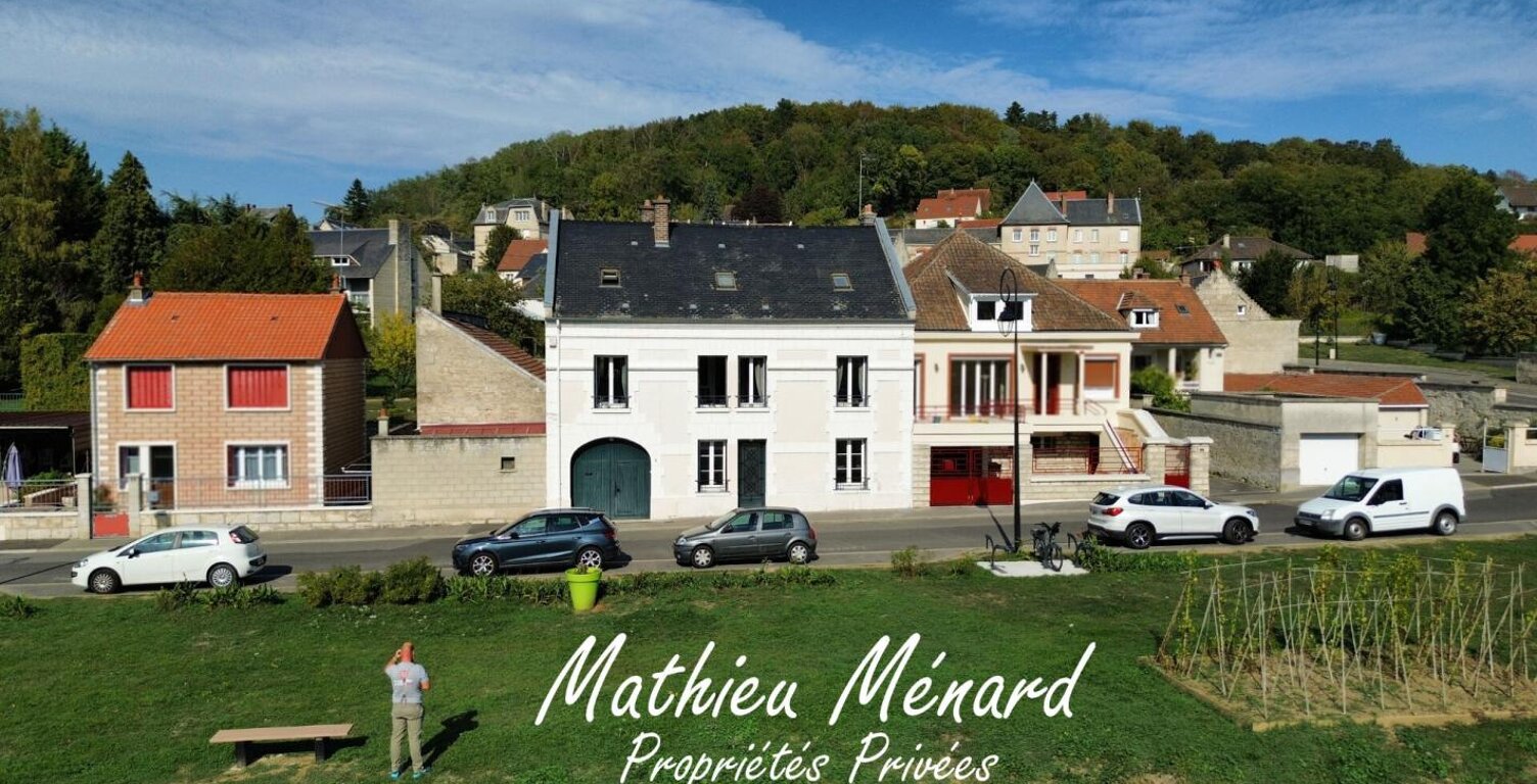 À proximité de Soissons ? Maison de caractère de 214 m², jardin de 605 m², dépendances et vue sur l'Aisne — photo 1
