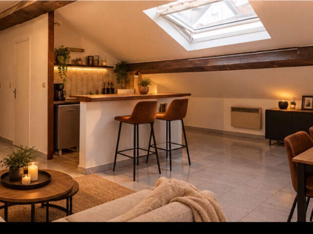 Appartement au calme sur cour : Lyon 7 de 39,84 m² au sol, 24.69 m2 Loi Carrez — photo du bien