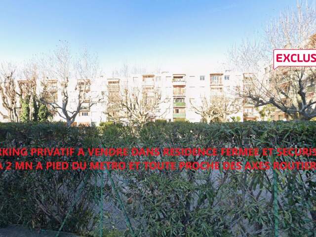 Marseille (13013) - LA ROSE - Exclusivité -  Place de parking extérieure privative — photo du bien