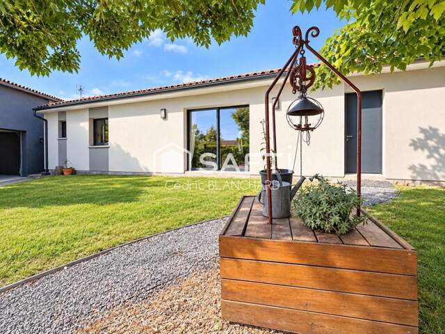 Maison contemporaine tout confort avec dépendance de 130m2 sur deux niveaux — photo du bien