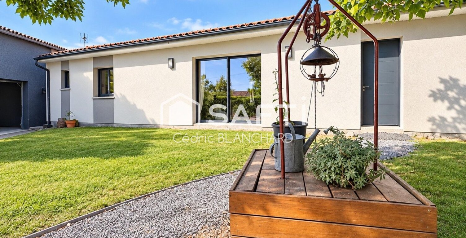 Maison contemporaine tout confort avec dépendance de 130m2 sur deux niveaux — photo 1