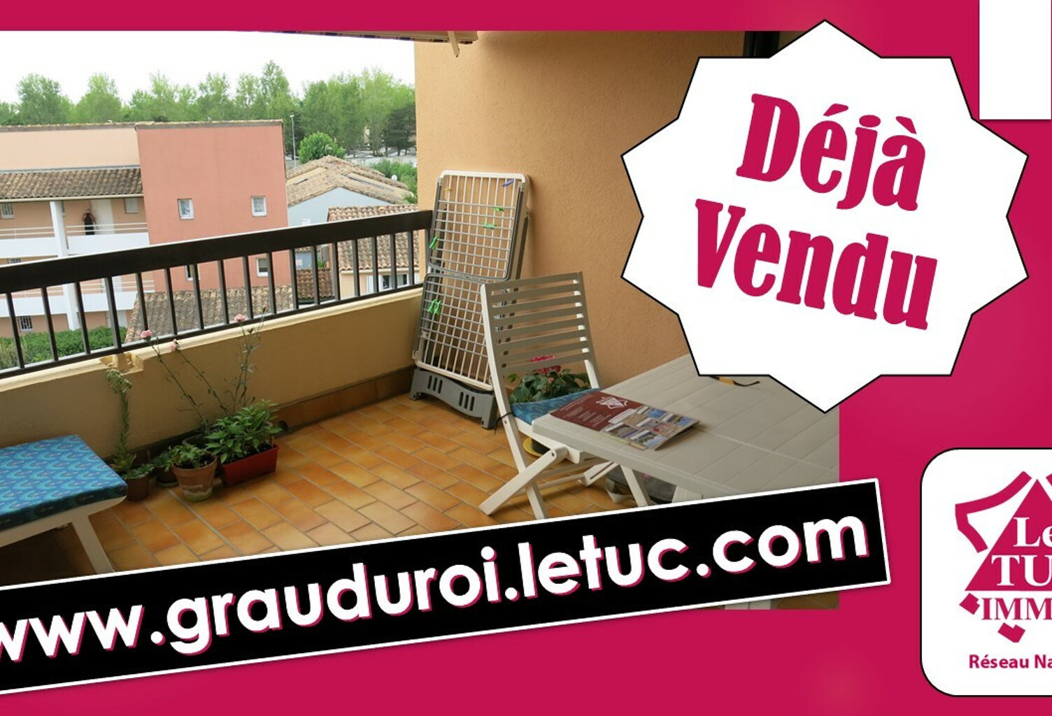 Appartement de 23m2 à vendre avec balcon au Grau-Du-Roi — photo 1