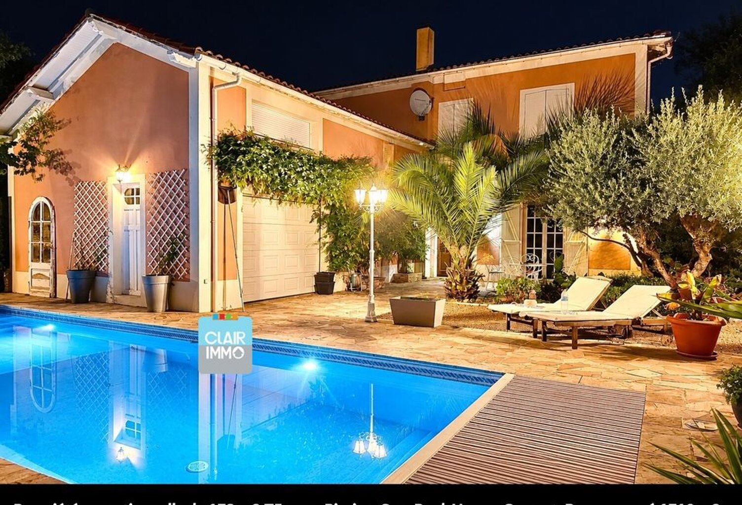 Roquefort : maison bourgeoise de 1900, 4 chambres, piscine et — photo 1