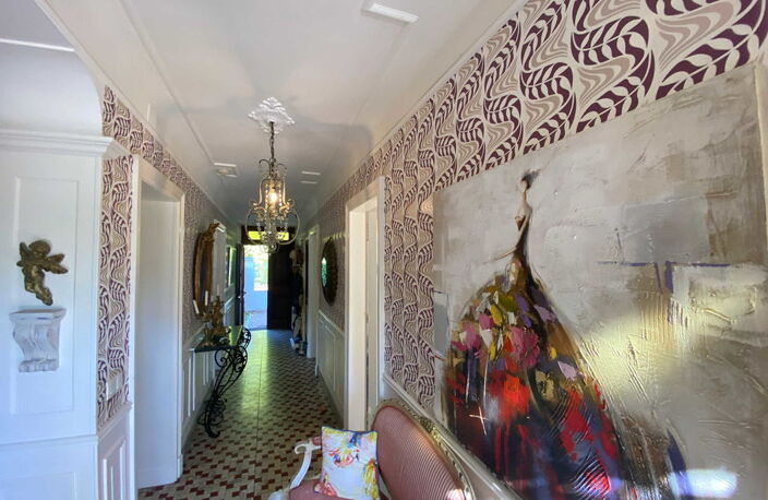 Roquefort : maison bourgeoise de 1900, 4 chambres, piscine et — photo 5