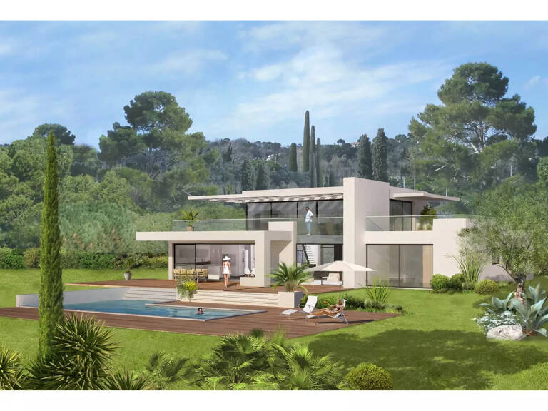 VENCE - Terrain vue mer dans Domaine sécurisé — photo 1